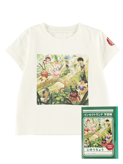 インセクトランド学習帳付きINSECT LANDの仲間たちTシャツ